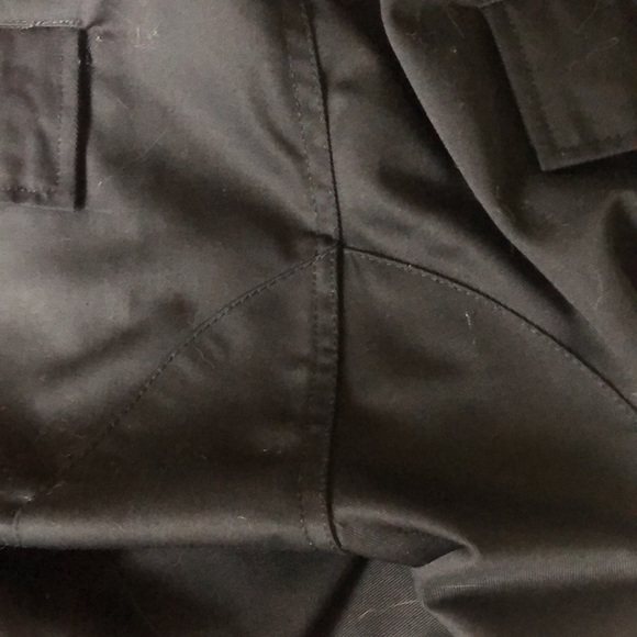 National patrol Black security pants 35 to 39” Cargo cinched ankle pockets nice - Picture 5 of 13